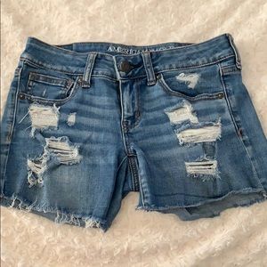 American eagle jean shorts